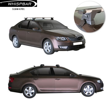 Skoda Octavia roof racks Yakima Whispbar